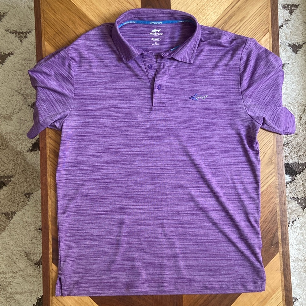 LIKE NEW Mens Greg Norman Attack Life Polo Shirt